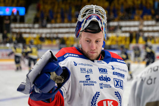 Oskarshamns målvakt Emil Kruse