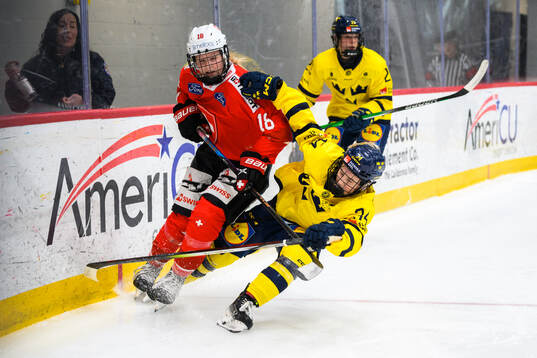 Stefanie Wetli of Switzerland and Mira Hallin of Sweden