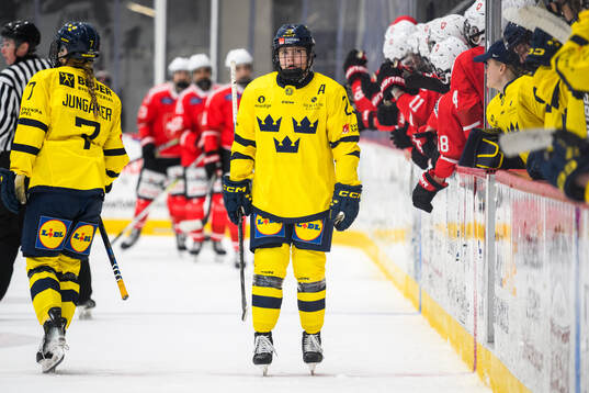 Lina Ljungblom of Sweden looks dejected