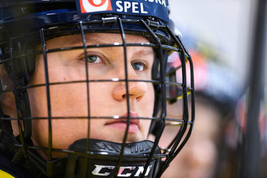 Maja Nylén Persson of Sweden at a practice session