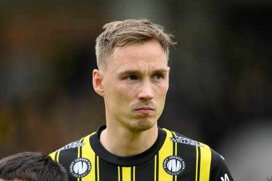 Häckens Jacob Barret Laursen vid lineup