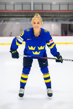 Emma Forsgren of Sweden at a team photo shoot