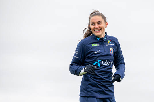 Vilde Bøe Risa of the Norwegian women's national football