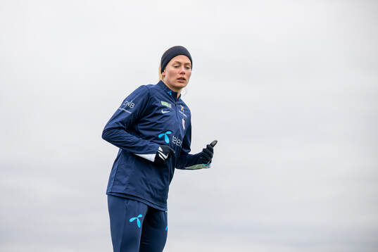 Guro Bergsvand of the Norwegian women's national football