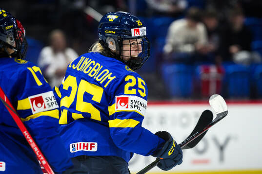 Lina Ljungblom of Sweden celebrates scoring 0-2