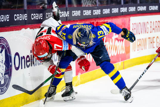 Sofia Skriver of Denmark Wilma Sundin of Sweden