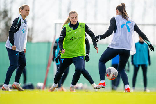 Mathilde Harviken of the Norwegian women's national
