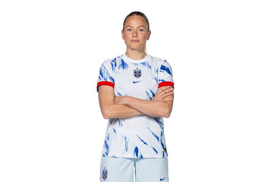 Guro Bergsvand of the Norwegian women's national football