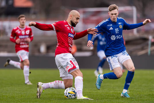 Degerfors Pashang Abdulla och GIF Sundsvalls Gustav Nordh