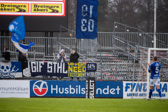 GIF Sundsvalls Dennis Olsson tackar supportarna