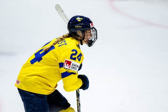 Ebba Hedqvist of Sweden celebrates scoring 1-0