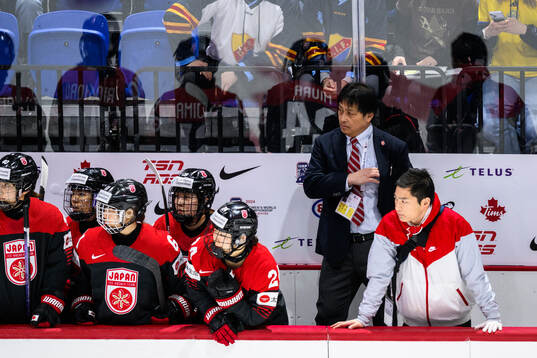 Head coach Yuji Iizuka of Japan