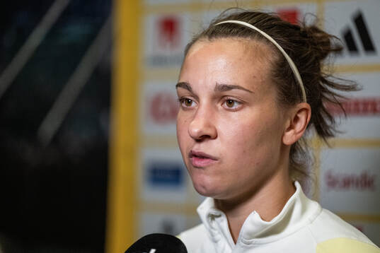 Julia Zigiotti Olme of the Swedish women's national