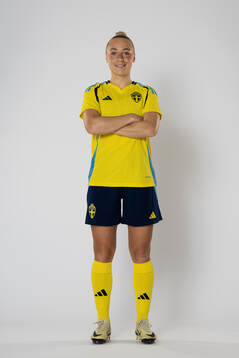 Hanna Bennison of the Swedish women's national football