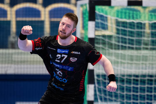 HK Malmös Hugo Stuivers jublar