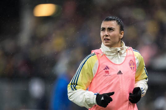 Goalkeeper Zecira Musovic of Sweden