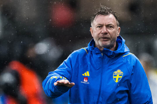 Head coach Peter Gerhardsson of Sweden