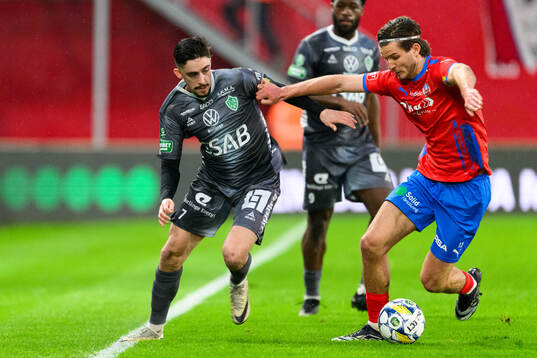 Brages Emil Tot Wikström och Helsingborgs Wilhelm Loeper
