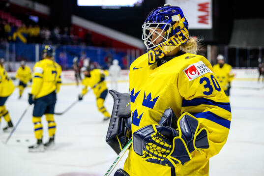 Goaltender Emma Söderberg of Sweden