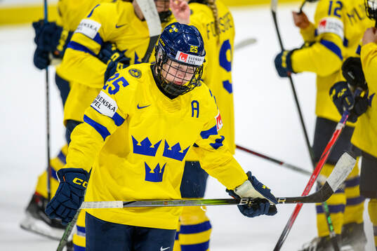 Lina Ljungblom of Sweden looks dejected