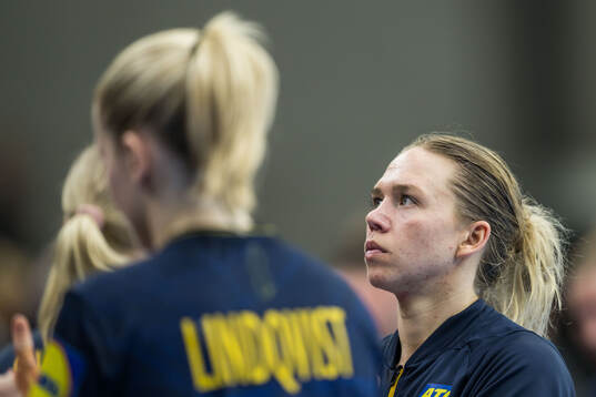 Jenny Carlson of Sweden looks dejected