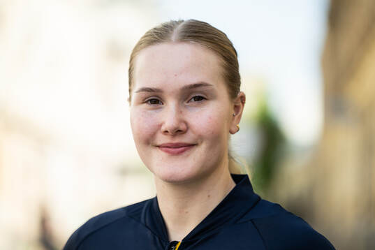 Jennifer Johansson of the Swedish women's national handball