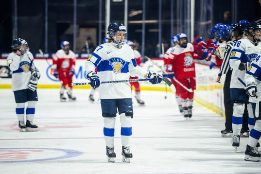 Susanna Tapani of Finland looks dejected