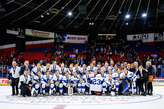 Players of Finland celebrate
