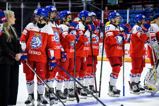 Players of Czech Republic look dejected