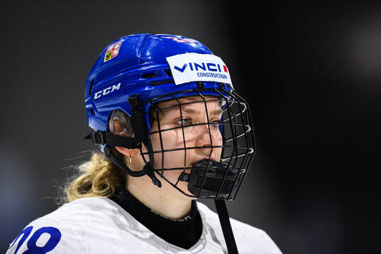 Michaela Pejzlova of Czech Republic looks dejected