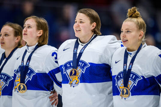 Goaltender Anni Keisala of Finland