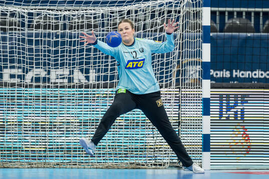 Goalkeeper Irma Schjött of Sweden