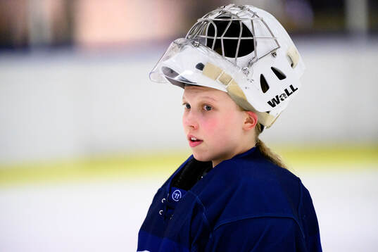 Goalkeeper Emilia Piekkari of Finland