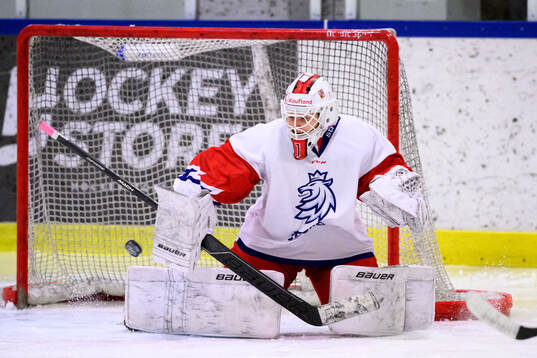 Goalkeeper Katerina Fialova of Czech Republic