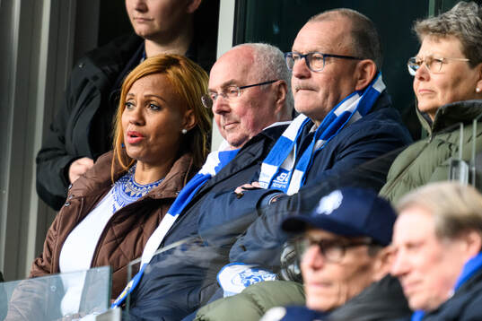 Sven-Göran Eriksson på läktaren