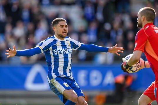 IFK Göteborgs Thomas Santos reagerar
