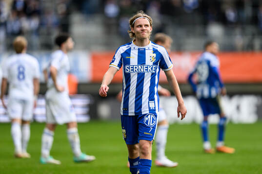 IFK Göteborgs Oscar Pettersson deppar