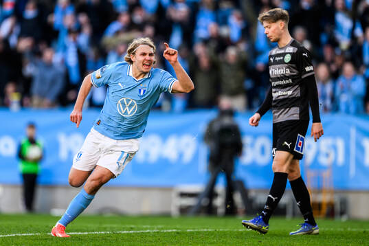 Malmö FFs Sebastian Nanasi jublar