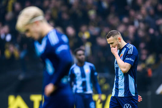 Djurgårdens Piotr Johansson deppar