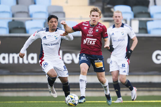 Östers Lukas Bergquist och Örgrytes Isak Dahlqvist