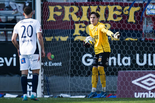Örgrytes målvakt Hampus Gustafsson