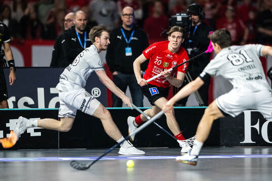 Pixbos Fabien Lindbäck och Storvretas Sakarias Ulriksson