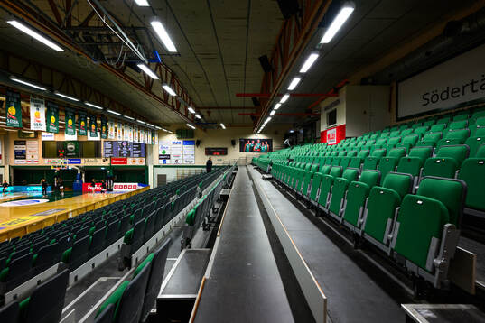 Interiör vy av Täljehallen