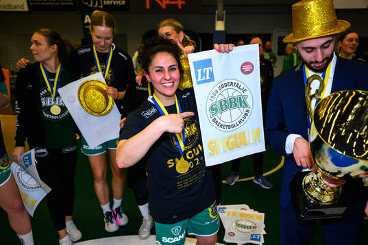 Södertäljes Patricia Elias jublar