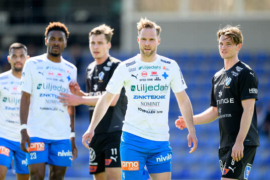 Värnamos Gustav Engvall och Halmstads Jonathan Svedberg