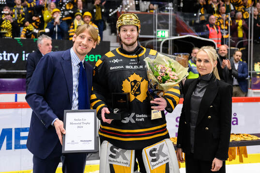 Skellefteås målvakt Linus Söderström tilldelas Stefan
