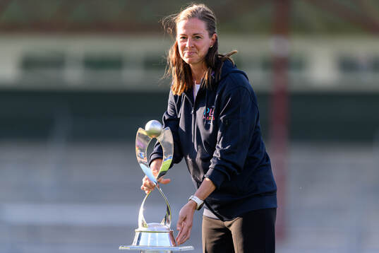 Lotta Schelin, ambassador of the UEFA project Playmakers,