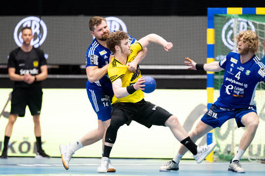 Ystad IFs Jonathan Wilthorn och Sävehofs Oli Mittun