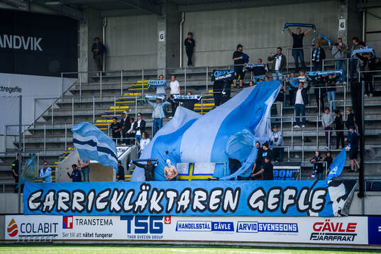 Gefles supportrar