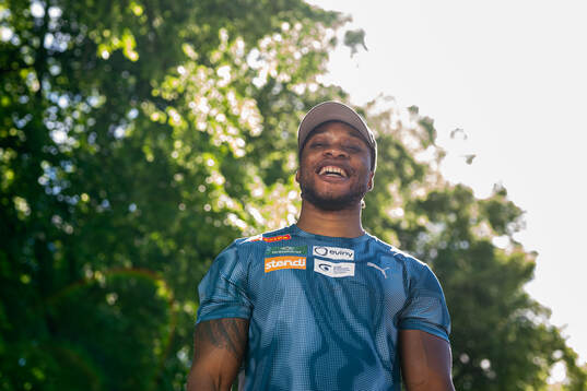 Salum Kashafali of Norway poses for a portrait